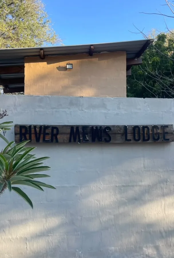 The River Mews Lodge sign