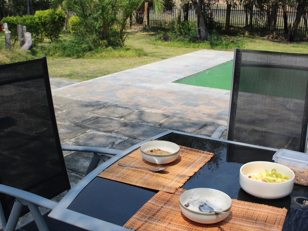 Breakfast by the pool